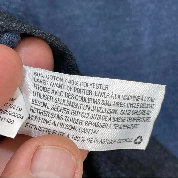 Shaun White Large (12-14)  Long Sleeve Stripe Gray & Blue - Picture 7 of 7